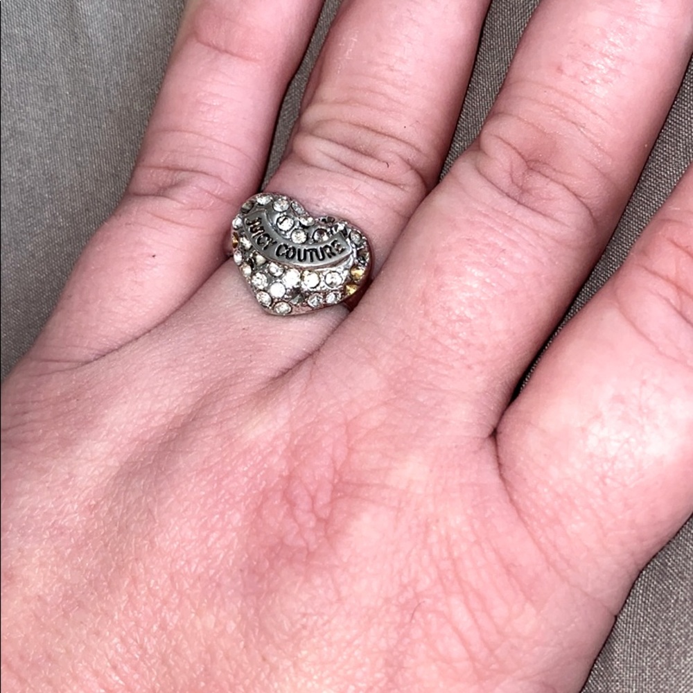 Juicy Couture Heart Ring Size 6 Vintage